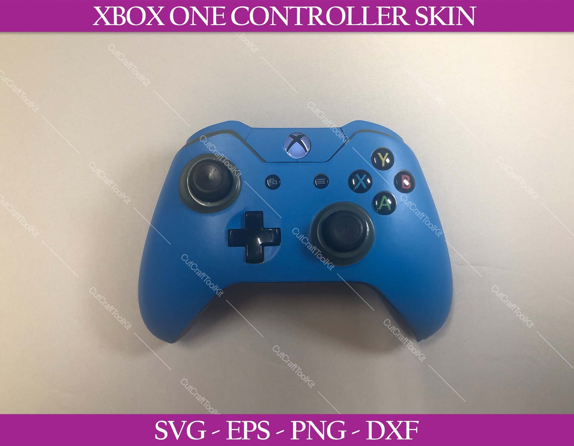 xbox one controller skin cut file svg eps dxf png etsy