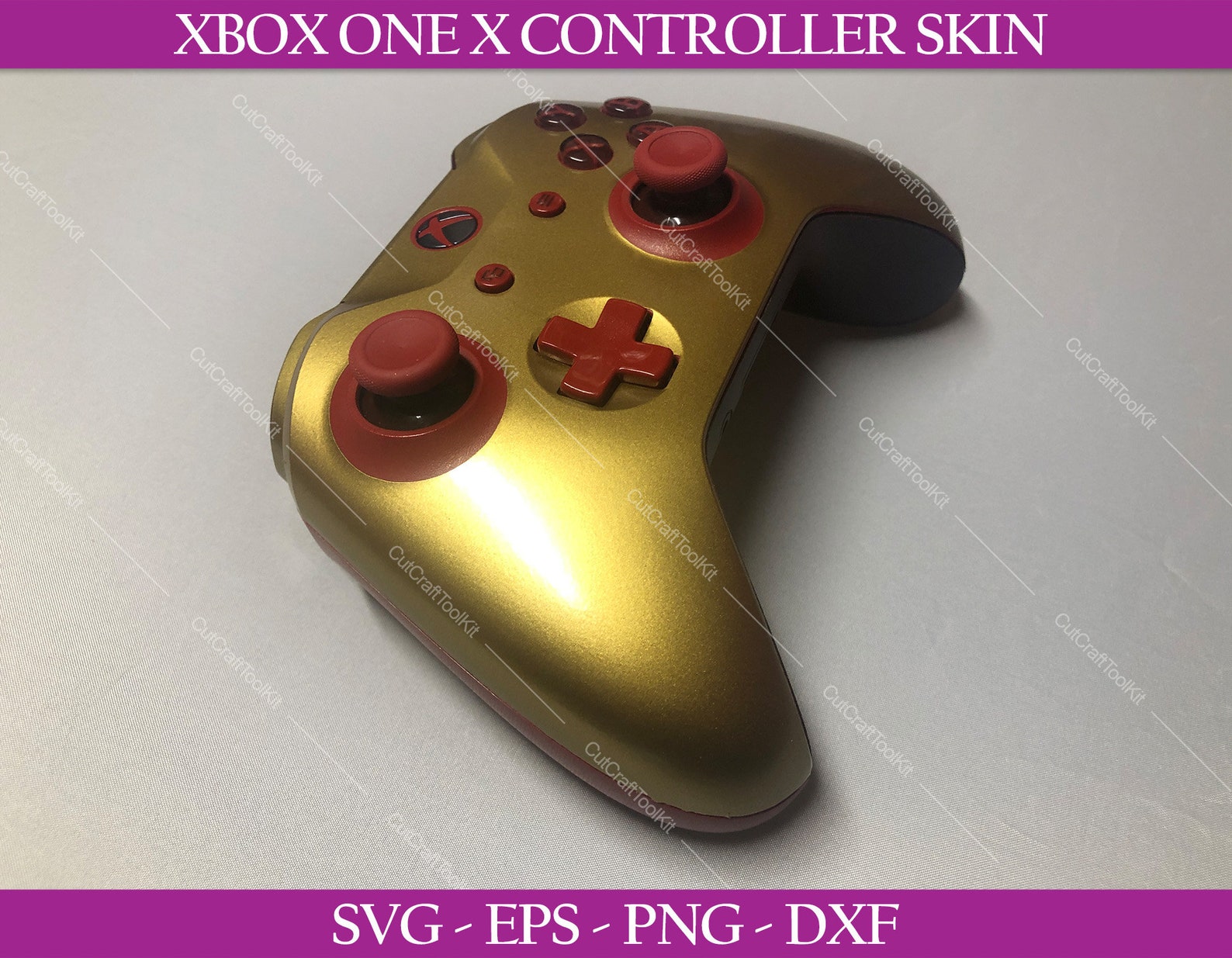 Xbox One X Controller Skin Cut File SVG EPS DXF Png Etsy