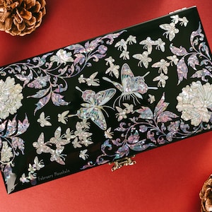 Februar Mountain Schmetterling Schmuckschatulle mit abnehmbarer Ringschale - Elegante Aufbewahrung Jubiläum Weihnachten Geburtstagsgeschenke für Frauen