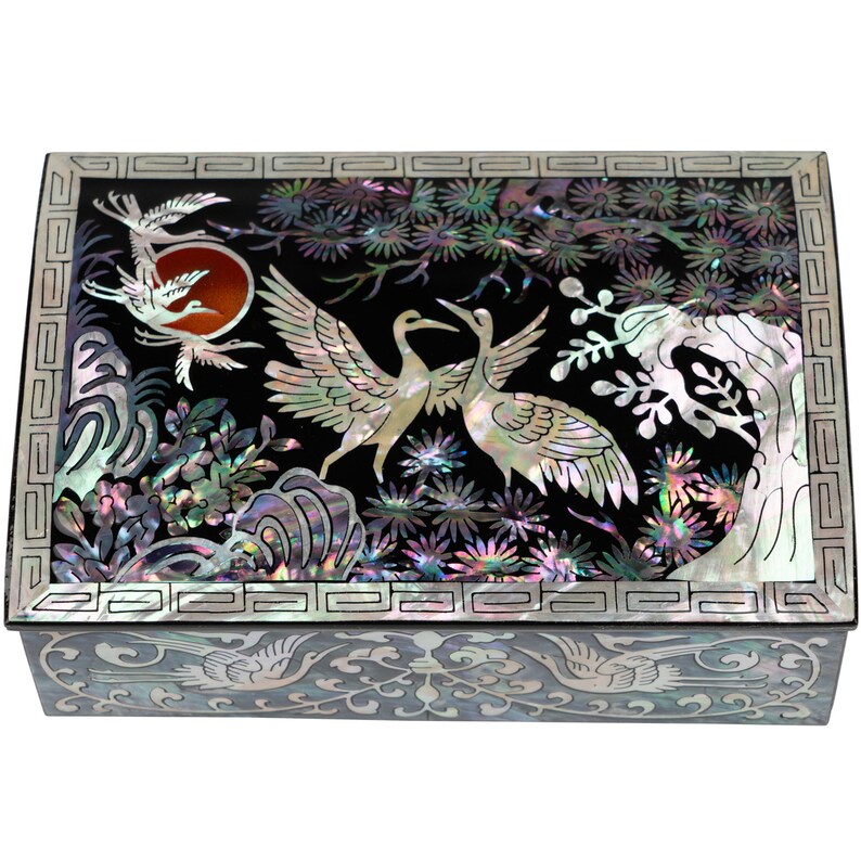 February Mountain Mother Of Pearl Jewelry Organizer Produktbild-Vorschau 10