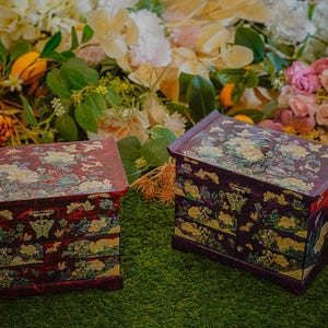 FEBRUARI MOUNTAIN Koreaanse parelmoer sieradendoos – Elegant kerst- en verjaardagscadeau voor vrouwen, moeder, vrouw | Keepsake-organizer