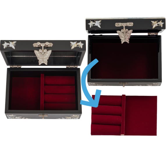 美術品・アンティーク・コレクション ジュエリーボックス 漆器