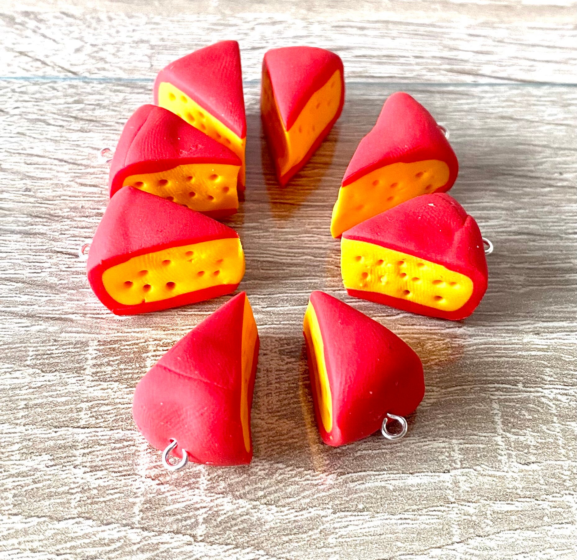Cheese Earrings Edam Babybel Cheese Slice Earrings Etsy