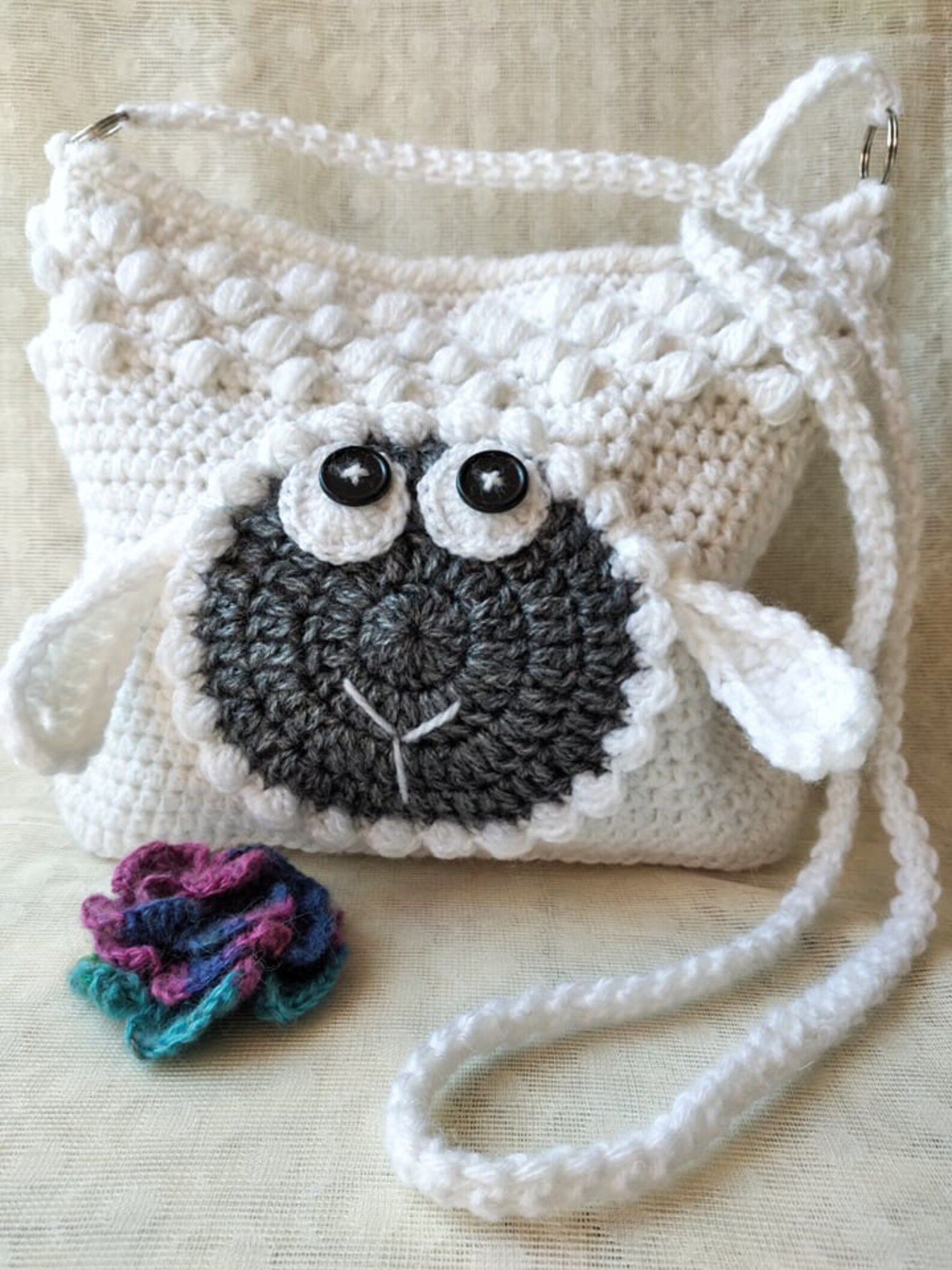 Dolly Shoulder Bag Sheep Handbag White Cute Sheep Etsy UK