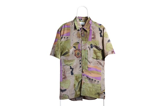 Christian Dior vintage 80s silk shirt