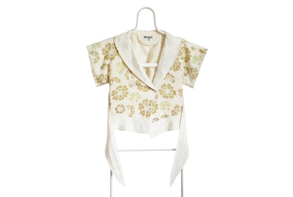 Issey Miyake vintage womens linen / silk kimono