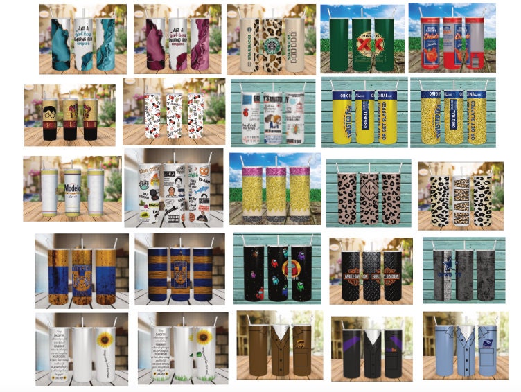 Download 42 Bundle Tumbler Design Sublimation PNG Graphics Designs ...