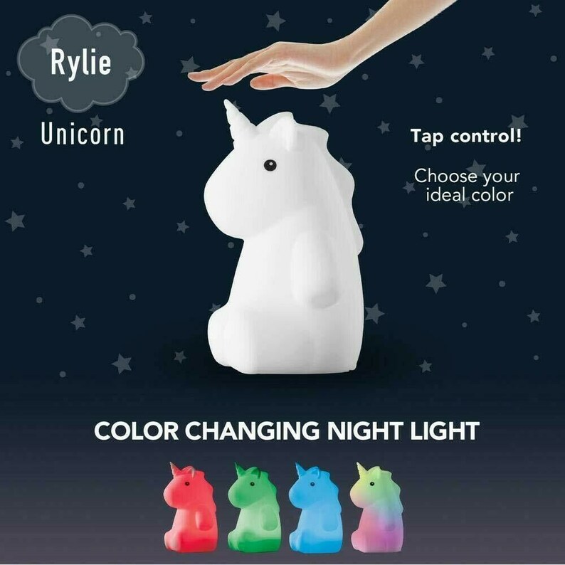 TikTok Rylie Unicorn MultiColor changing Integrated LED Etsy