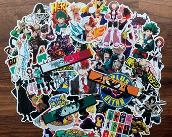 my hero academia sticker etsy