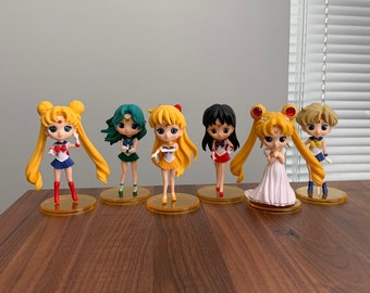 Bandai sailor moon part 3 mini figure gashapon strap 5 pcs Saturn Pluto Bandai sailor moon part 3 mini figure gashapon strap 5 pcs Saturn Pluto