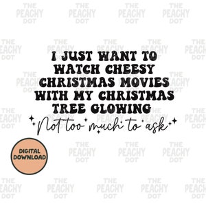 Christmas Movie Svg Png, Digital Download