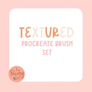 Procreate Brush Set | Procreate Lettering Brushes | Textured Brushes For Procreate App | Procreate App | Brush Set
