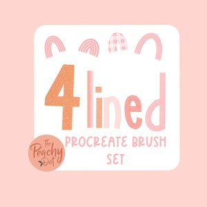Procreate Brush Set | Procreate Lettering Brushes | Textured Brushes For Procreate App | Procreate App | Brush Set