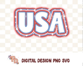 Fourth Of July Png , USA Design, Fireworks Png, Patriotic Flag Png, Independence Day Png, USA Png Svg, 4th Of July Png, Retro USA Png