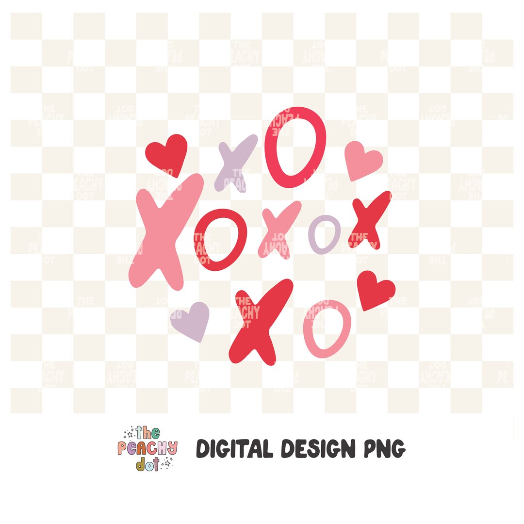 Valentines Day Png, Vday Png, Retro Love Png, Png for Vday, Xoxo Png ...