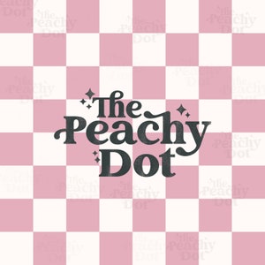 Seamless Checkered Pattern, Seamless Retro Daisy Design, Surface Pattern