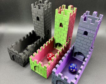 Tour à dés de voyage pliable : accessoires de jeu D&D, cadeau pour les joueurs