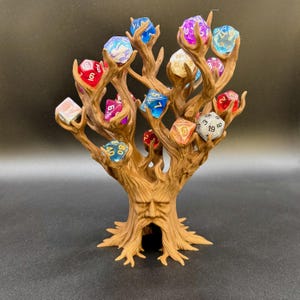 Dice Tree Holder: Tabletop RPG Organizer, Cosplay Accessory