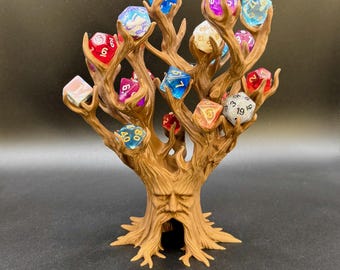 Dice Tree Holder: Tabletop RPG Organizer, Cosplay Accessory