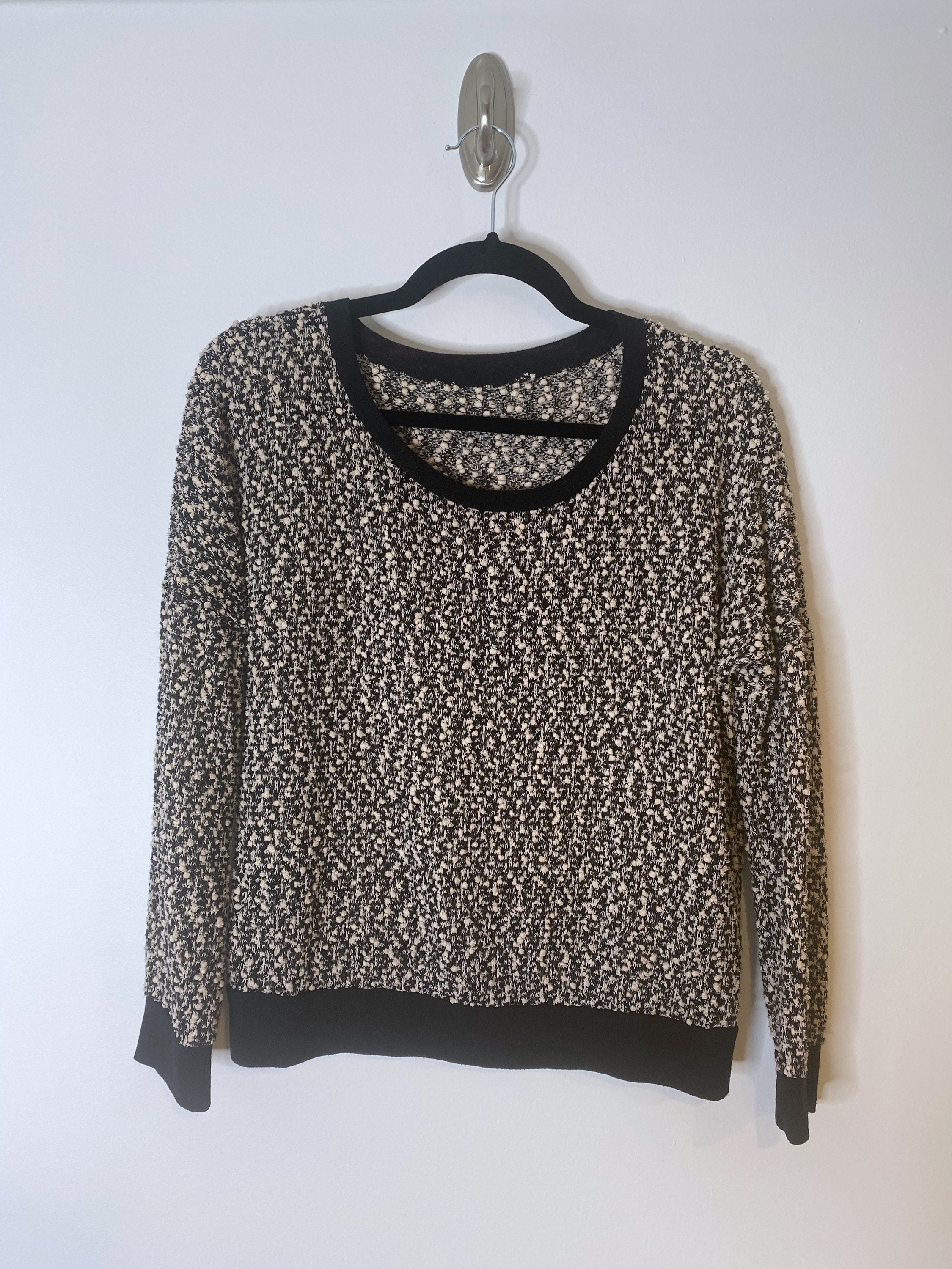 margotsage Black \u0026 Ivory Knit Sweater