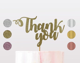 Thank You Toppers Etsy Thank You Toppers Etsy