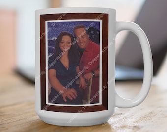 The King Of Queens Portrait Mug- Doug And Carrie Painting, KOQ Show, Funny TV Show, Funny Gift, The King Of Queens Mug, Funny Christmas Gift