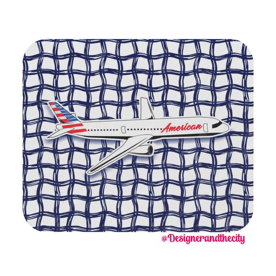 Airplane Mouse Pad Cabin Crew Gift Flight Attendant Gifts Etsy