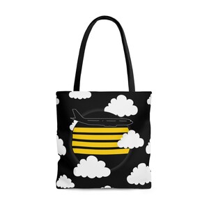 Pilot Tote Bag, Aviatrix Gift, Female Pilot Gifts, Gifts for Pilots, Gift Ideas for Pilots, Aviation Gifts, Airplane Tote Bag, Captain Gift
