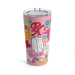 Pharmacist Tumbler, Pharmacy Coffee Cup, Pharmacist Gift For Women, Pharmacist Graduation Gift For Her, Pharmacist Cup, RX Tumbler, Pharmacy