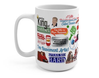 The King Of Queens Arthur Spooner - Coffee Mugs, Basement Artie, TV Sitcom gifts, TV show Coffee Cups, Christmas Gift Ideas For Him Her