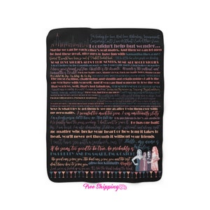 Sex and the City Blanket, Sherpa Fleece Blanket, The Perfect Gift for Any Sex and the City Fan, Carrie Bradshaw Quotes, Manhattan New York