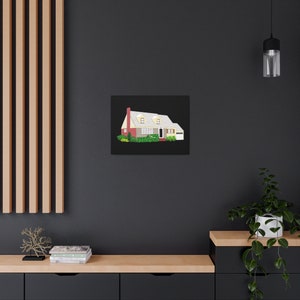 The Barone&#39;s Residence Canvas Wall Art, Everybody Loves Raymond House, TV Sitcom Wall Art, Canvas Gallery Wraps, TV Show Art, Rays House