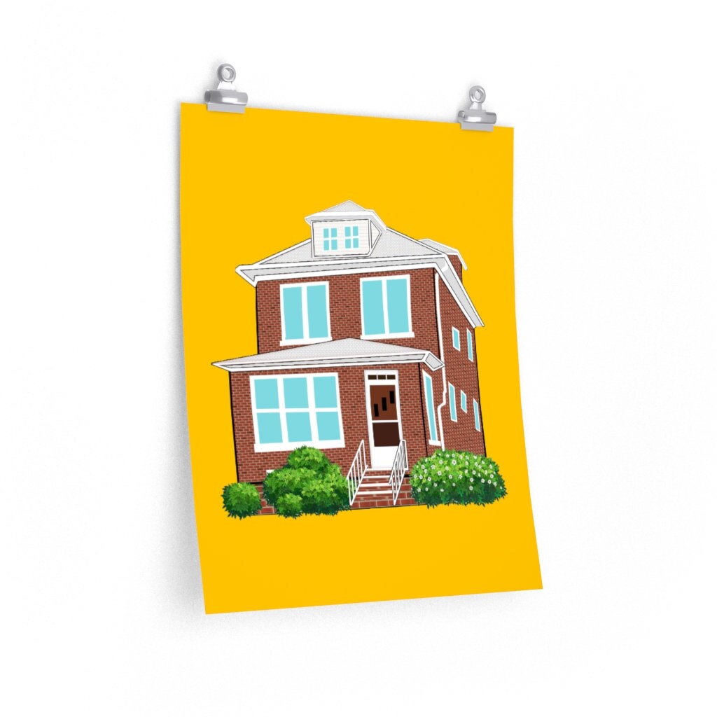 The King of Queens House the King of Queens Poster the King Etsy