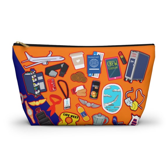 flight attendant makeup bag