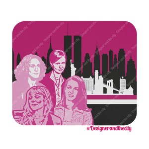 Sex And The City Mouse Pad, Carrie Bradshaw New York, Sex In The City, Christmas Gift For Sex And The City Fan, New York Mouse Pad, SATC
