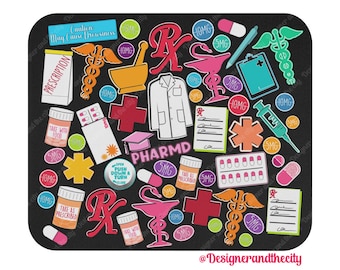 Pharmacist Mouse Pad, Pharmacy Appreciation Gifts, Gifts For Pharmacy Technicians, Gifts For Pharmacist Graduation, Pharmacist Gifts For Her