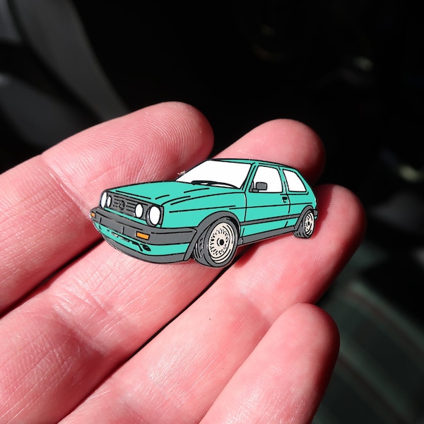 VW MK2 GTI enamel pin