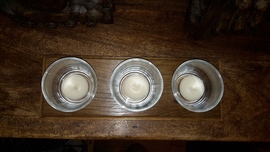 Tealight votivo. Madera de Padauk | Etsy