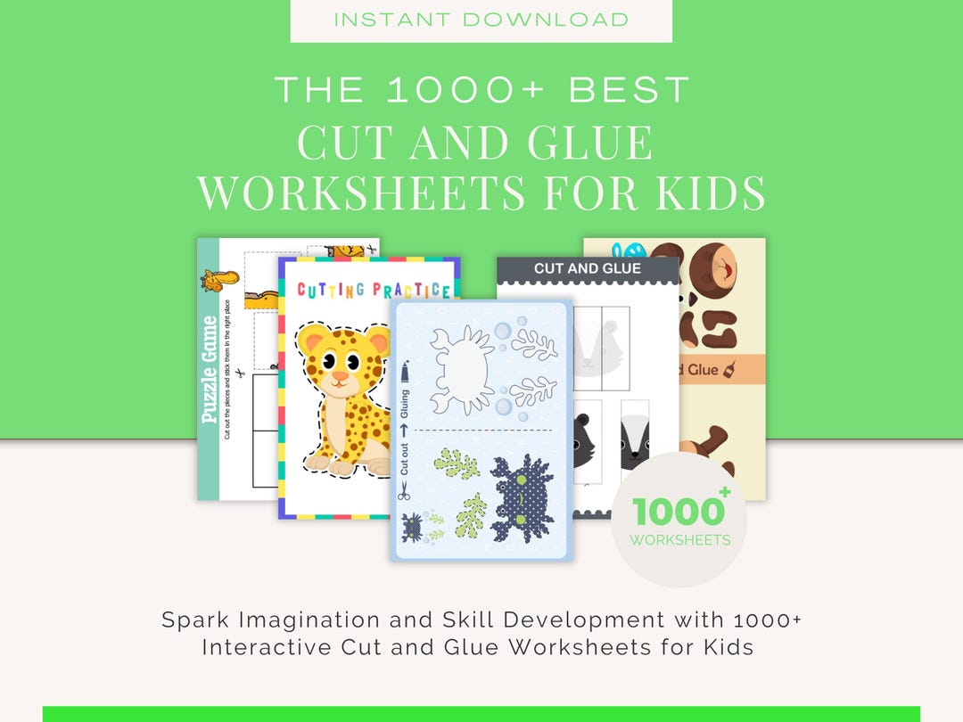 1000 Printable Cut and Glue Worksheets Fun and Creative Craft 1000 Printable Cut and Glue Worksheets Fun and Creative Craft