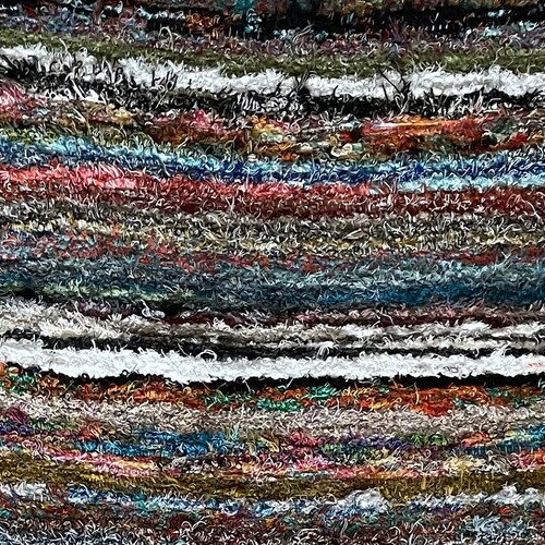 Handwoven Amish Rag Rug 75.5