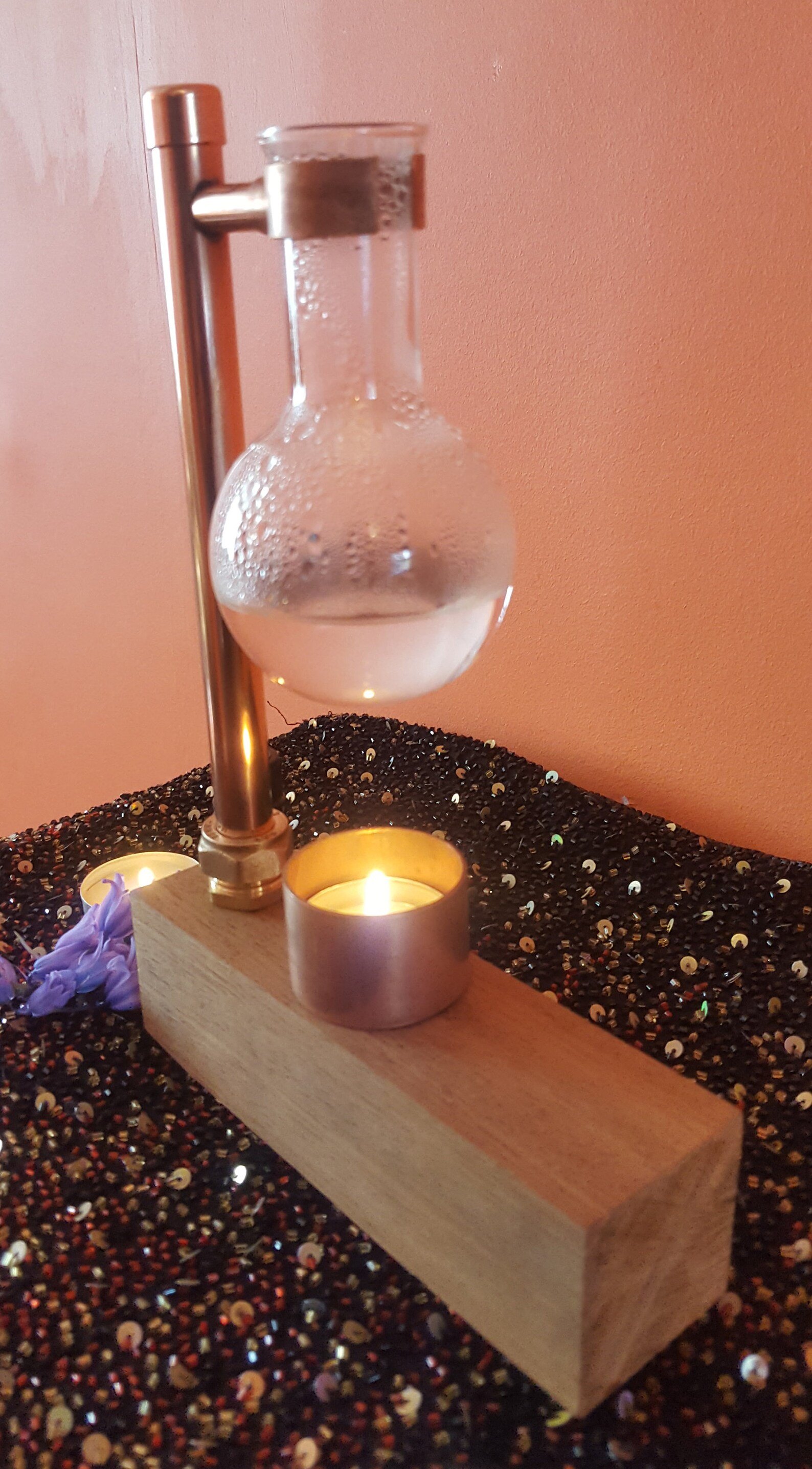 Copper Oil Burner / Aromatherapy Essential Oils Burner / Etsy