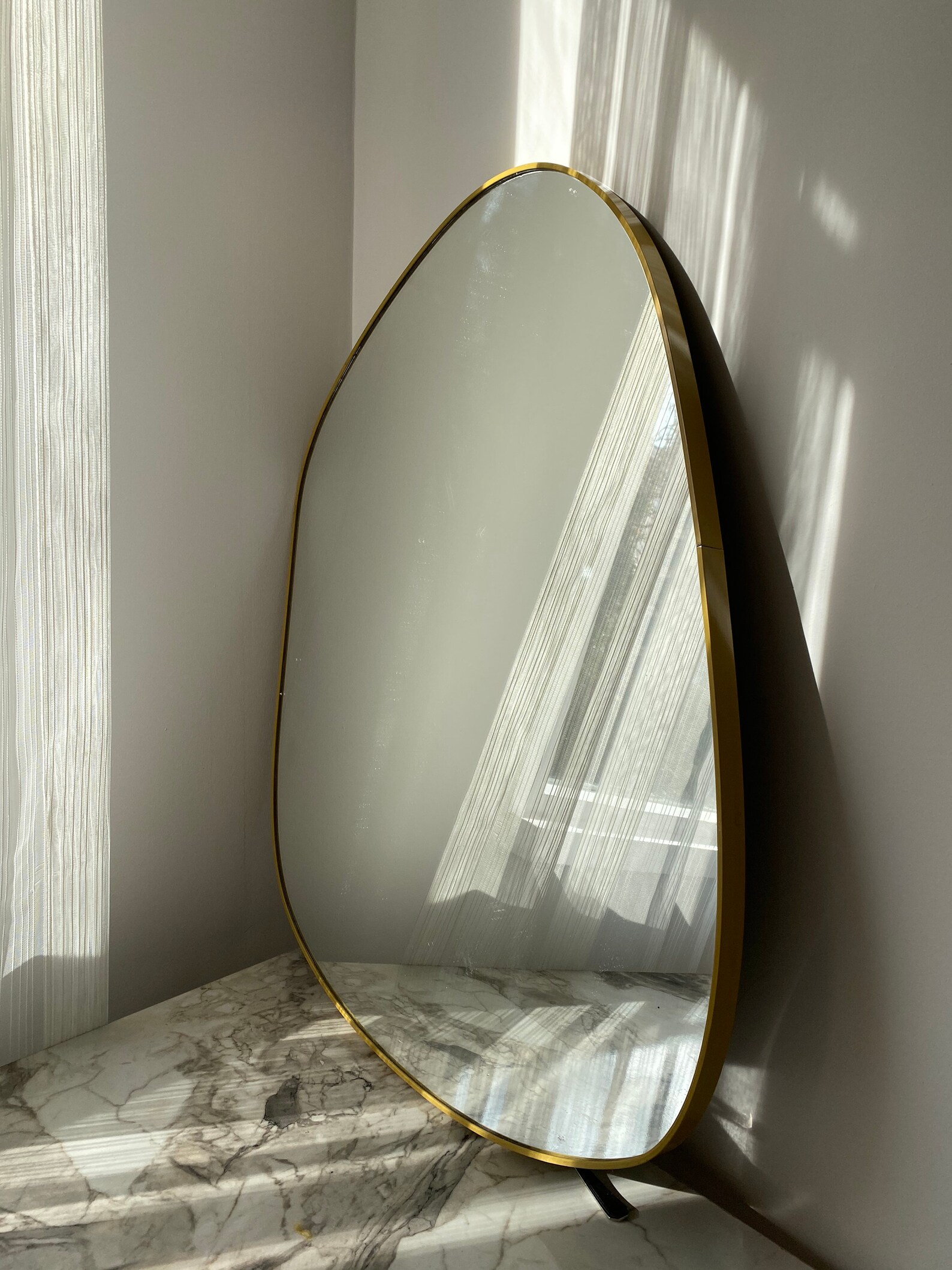 Aesthetic Design Asymmetric Mirror Asymmetrical Mirror Etsy