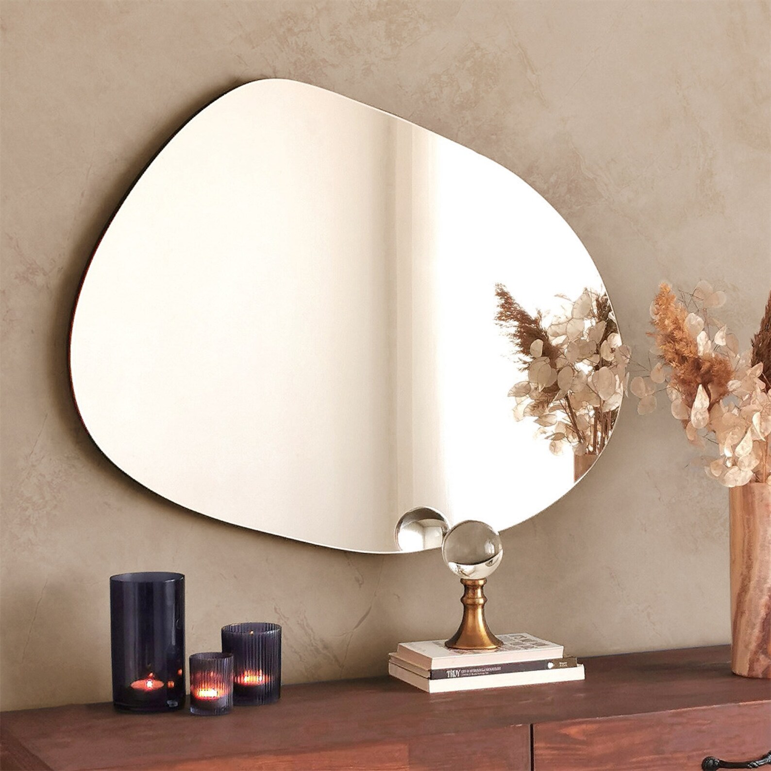 Cloud Mirror Asymmetrical Mirror Aesthetic Design Asymmetric | Etsy