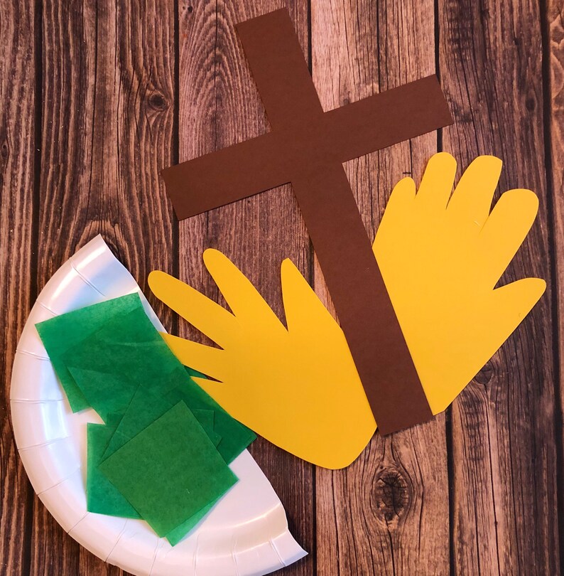 Toddler Easter Craft DIY Kids Easter Crafts Bible Lesson Etsy