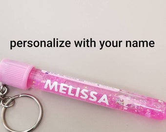 Phlebotomy Keychain Unicorn inside