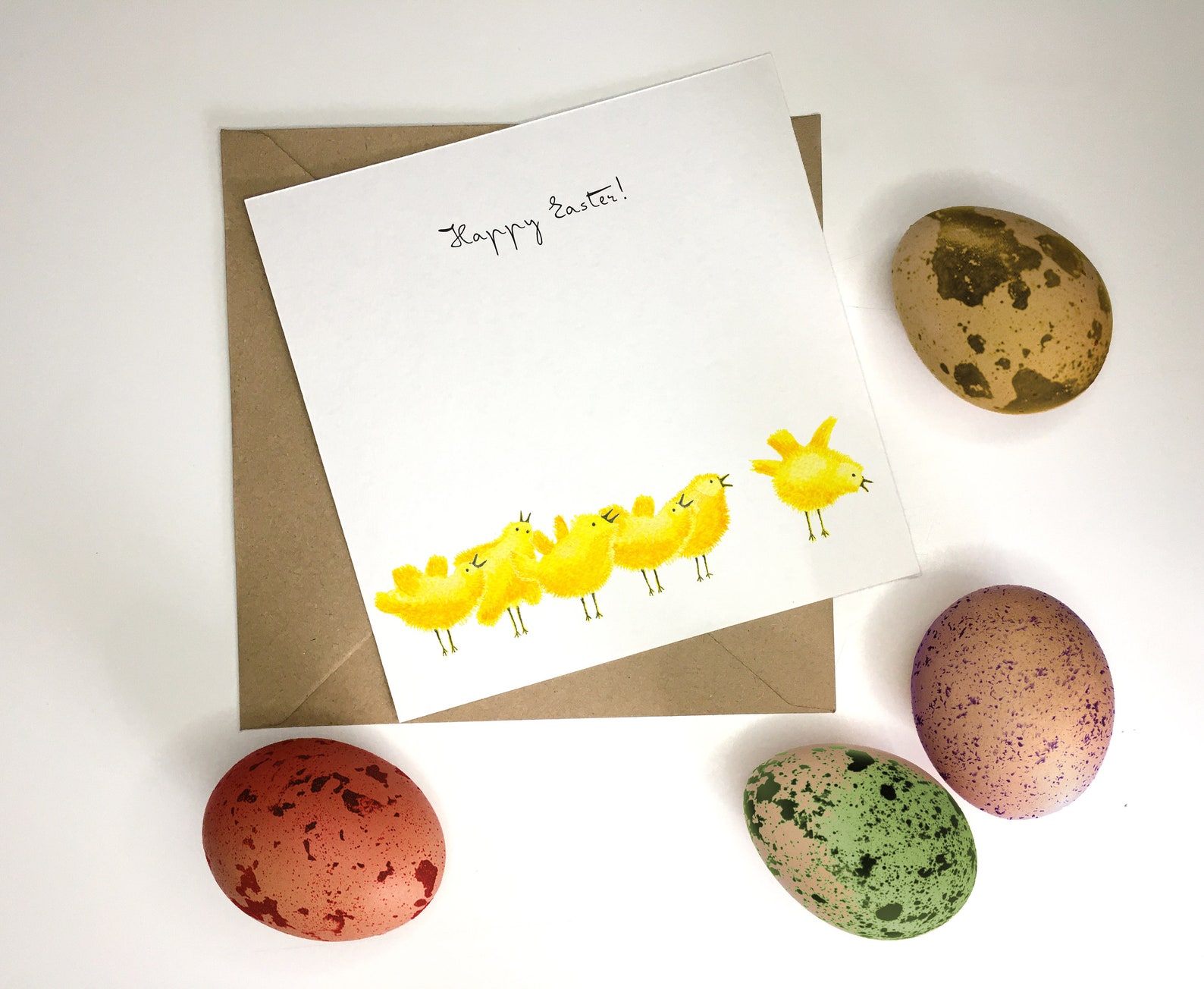 3 Pack Happy Easter Watercolor Postcards Digital Download Etsy