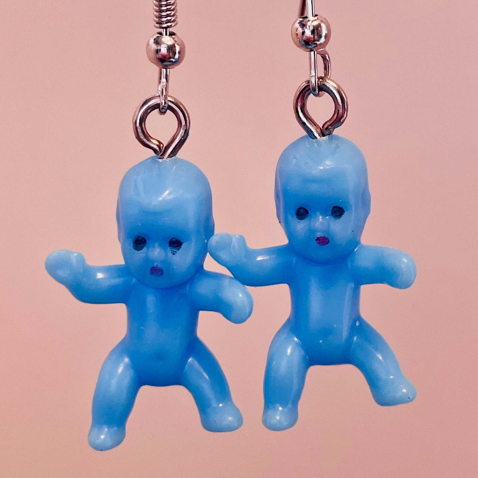 Plastic baby earrings Etsy
