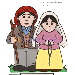 Our Lady of Fatima Coloring Pages & Printable Photos for Catholic Kids Digital Download Print Yourself and Color image 8