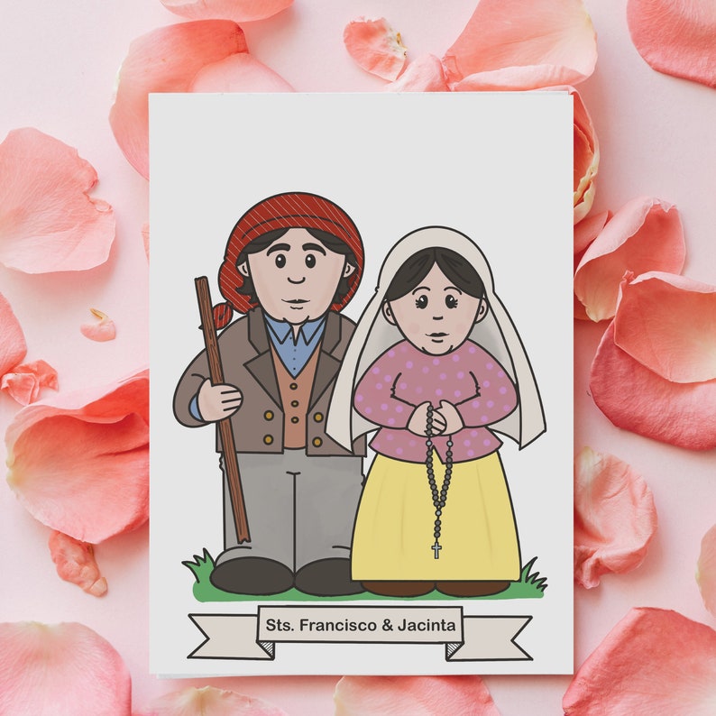 Our Lady of Fatima Coloring Pages & Printable Photos for Catholic Kids Digital Download Print Yourself and Color image 4