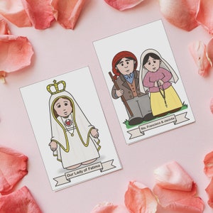 Our Lady of Fatima Coloring Pages & Printable Photos for Catholic Kids Digital Download Print Yourself and Color image 2